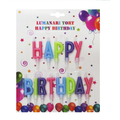 Happy Birthday candle multicolor