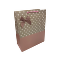 Gift bag with pink bow