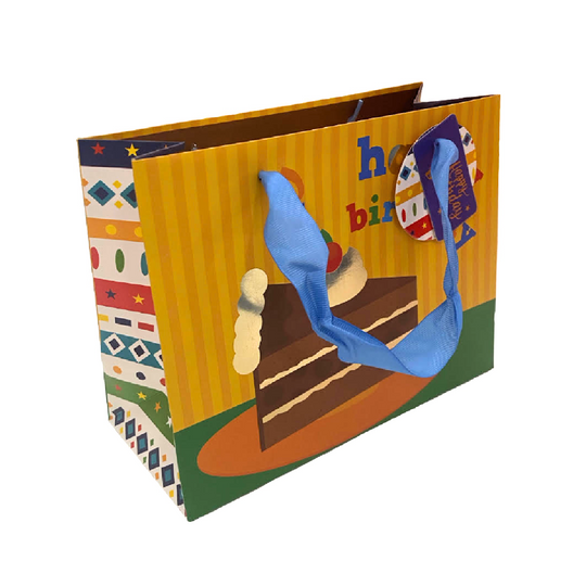 Punga de cadou Happy Birthday felie de tort
